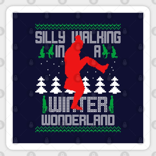 Funny Retro Vintage Silly Ugly Christmas Ugly Christmas Sweater Sticker by BoggsNicolas